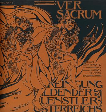 (KLIMT, GUSTAV / VIENNA SECESSION.) Ver Sacrum.